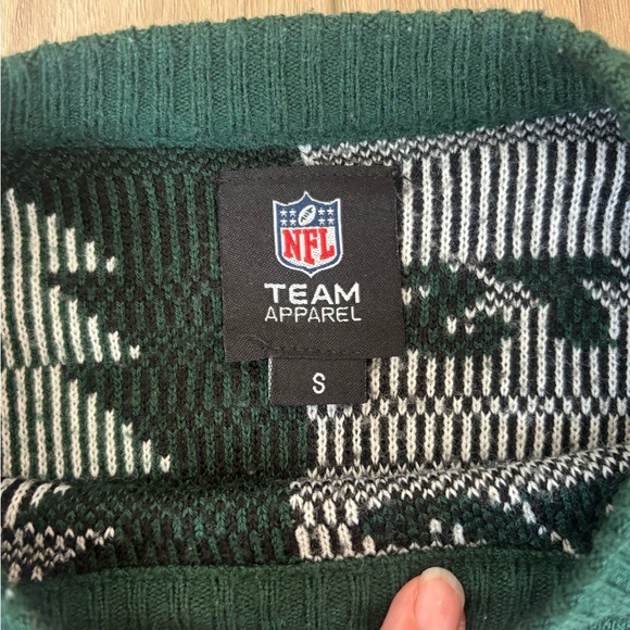 New York NY Jets Christmas Sweater KLEW NFL Team Apparel Ugly Christmas small - Picture 3 of 6